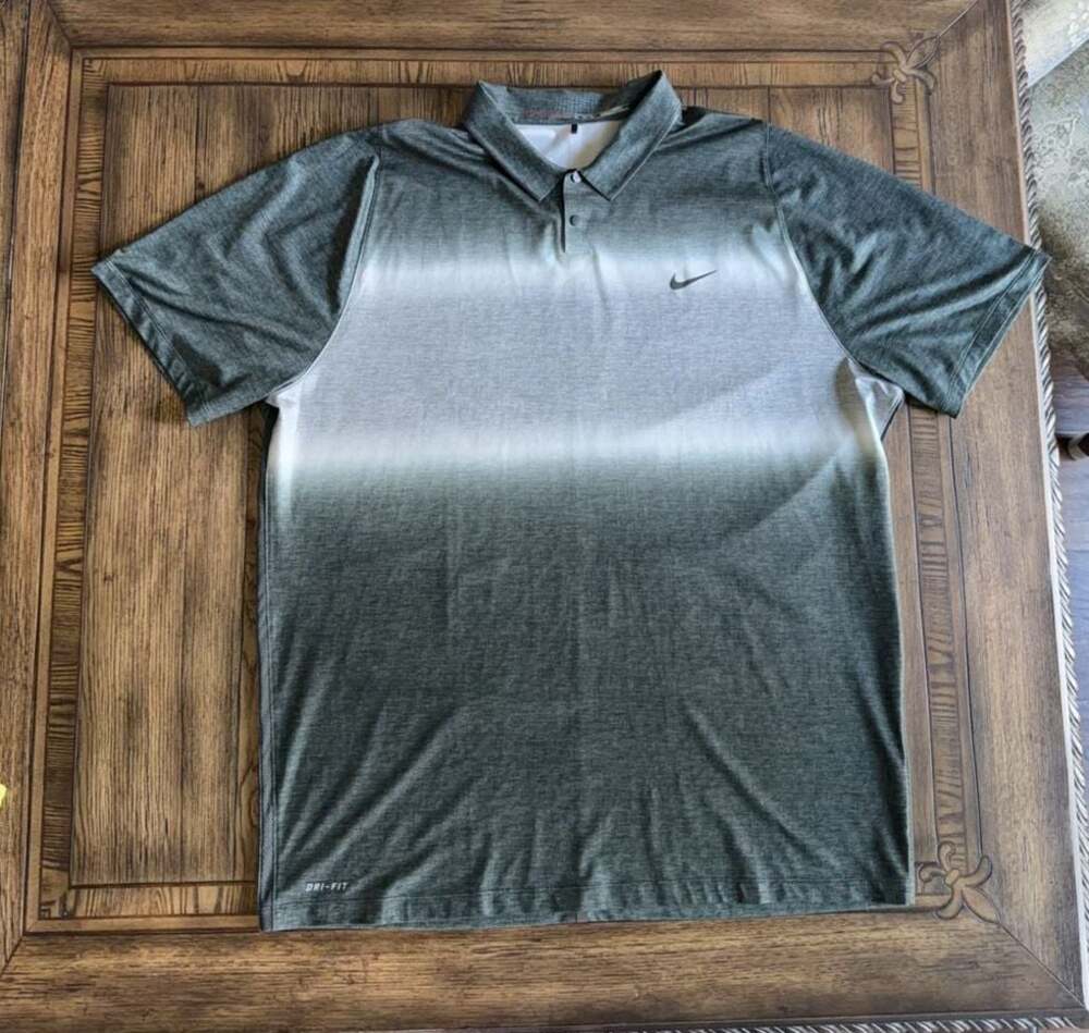 Nike Tiger Woods Collection Dri-FIT Ombre Golf Polo Shirt XXL